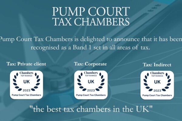 Pump Court Tax Chambers Recognised as a Top Ranked Set