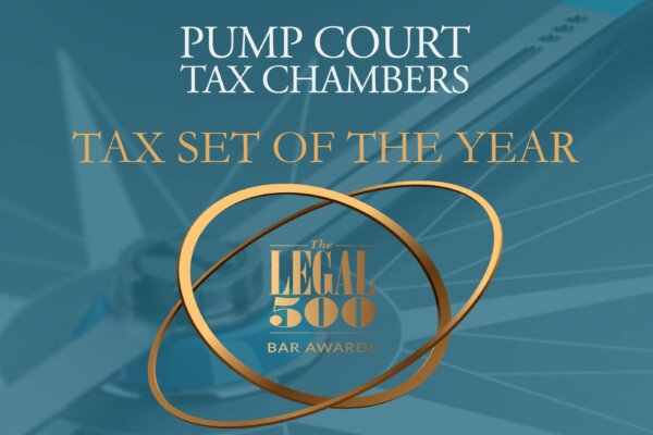 Pump Court Tax Chambers wins tax set of the year.