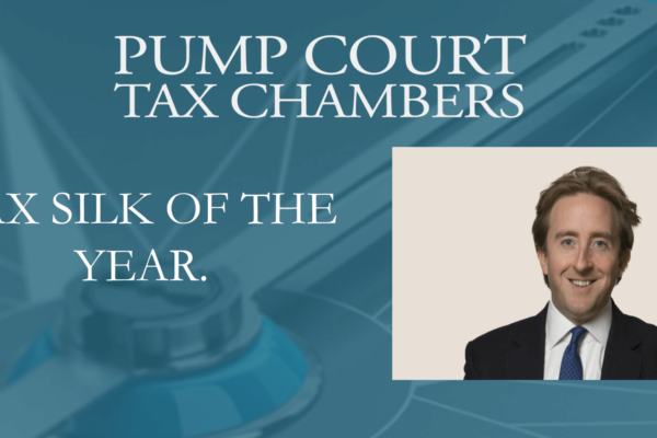 James Rivett KC wins Tax Silk of the Year.