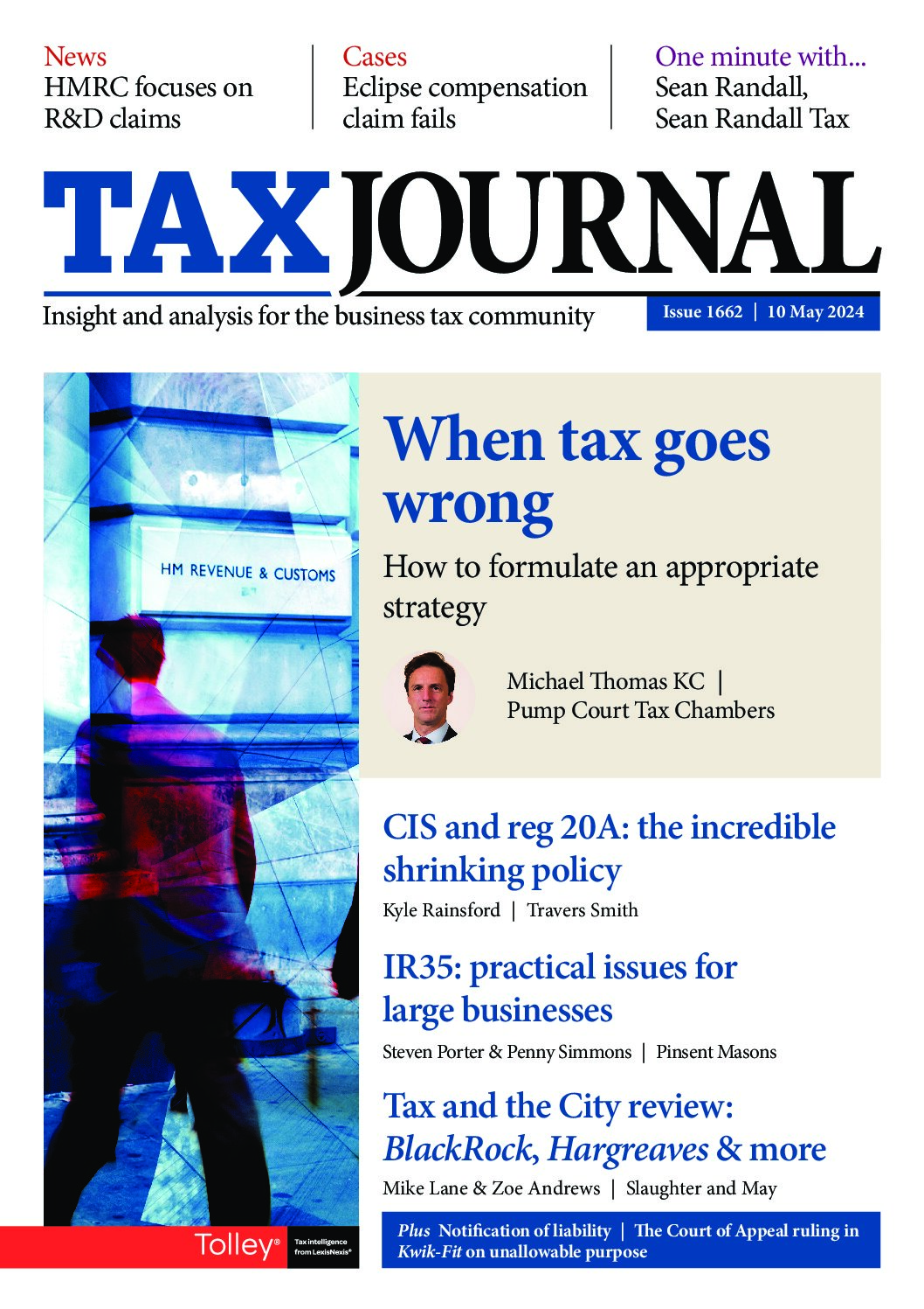 When tax goes wrong: how to formulate an appropriate strategy