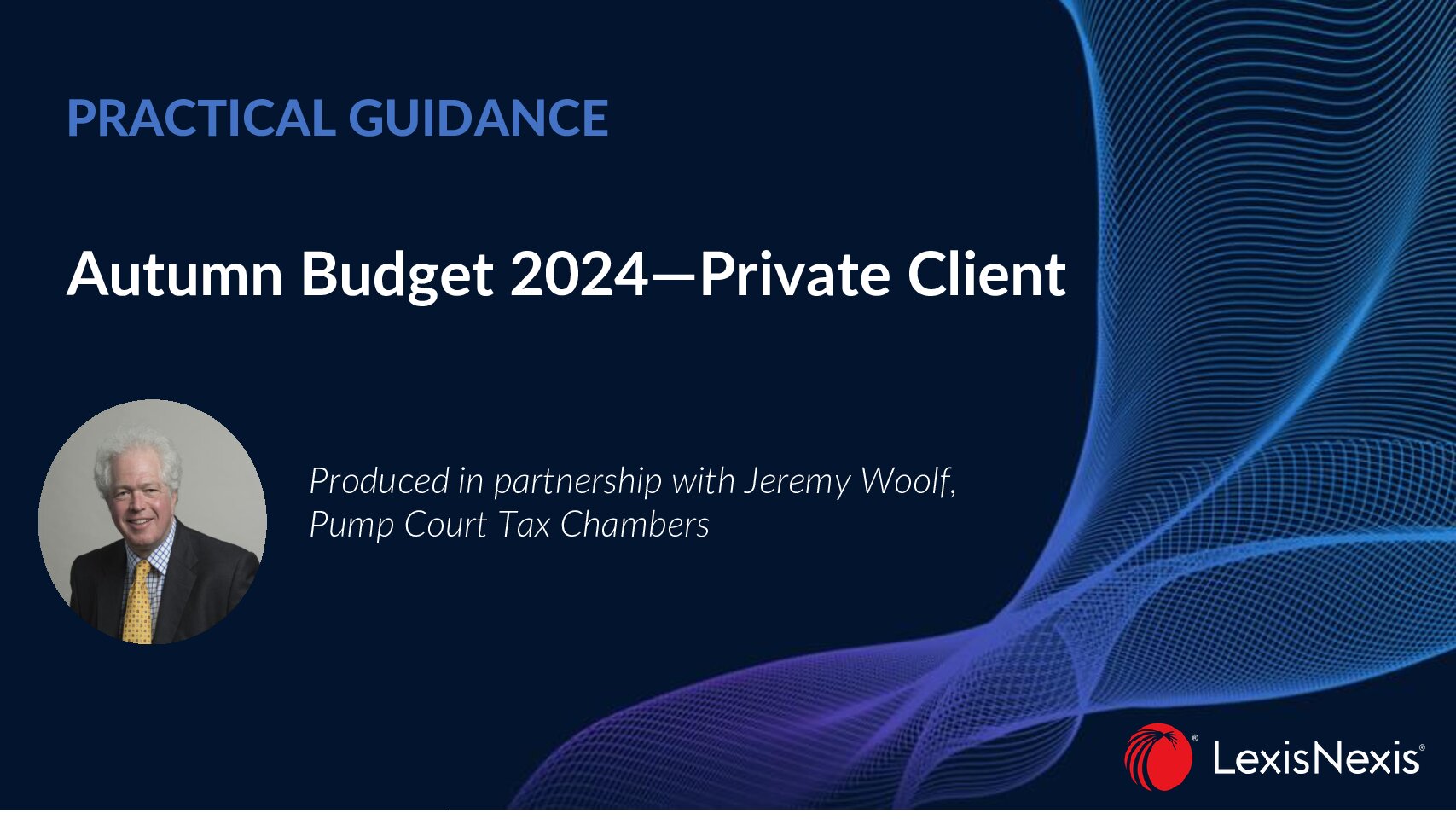 Jeremy Woolf provides expert comments on Autumn Budget 2024