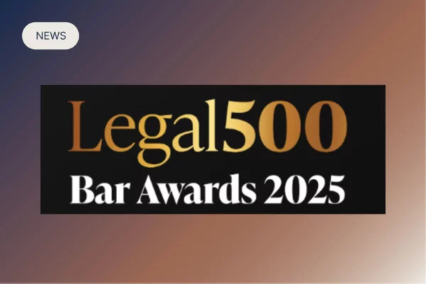 PCTC shortlisted for four awards at Legal 500 Bar Awards 2025