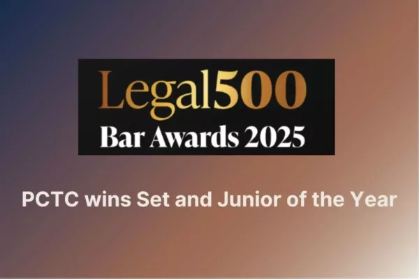 PCTC shortlisted for four awards at Legal 500 Bar Awards 2025