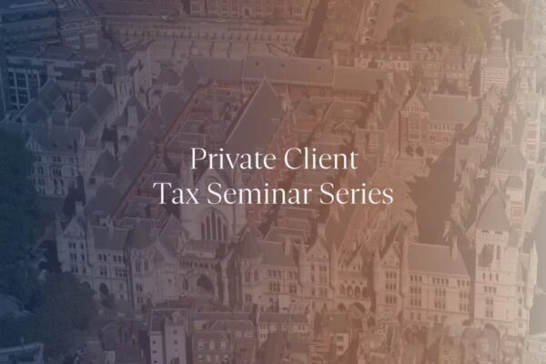 PCTC Private Client Tax Seminar: Marriage and Divorce Tax Update