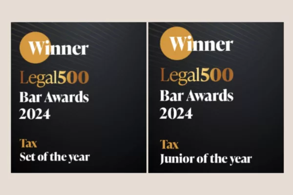 PCTC wins Tax Set of the Year and Zizhen Yang wins Tax Junior of the Year at the Legal 500 UK Bar Awards 2024