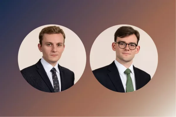 Pump Court Tax Chambers welcomes both pupils as tenants in September 2025