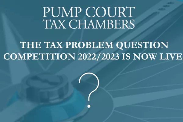 The tax problem question competition 2022/2023 is now live!