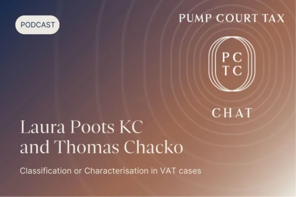 VAT: Classification or Characterisation of Complex Supplies