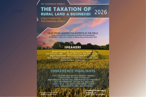 The Taxation of Rural Land & Businesses Conference 2026